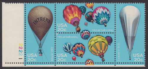# 2032-35 (1983) Balloons - PB, LL #22221, MNH