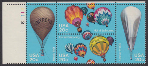 # 2032-35 (1983) Balloons - PB, UL #11112, MNH