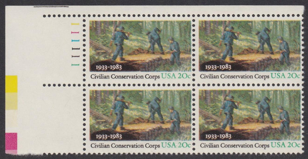 # 2037 (1983) CCC Anniversary - PB, UL #111111, MNH