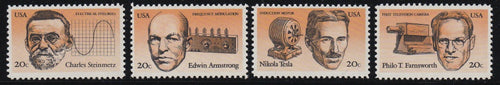 # 2055-58 (1983) Inventors - Sgls, Set/4, MNH