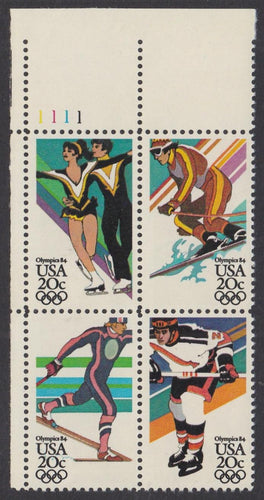 # 2067-70 (1984) Olympics - PB, UL #1111, MNH