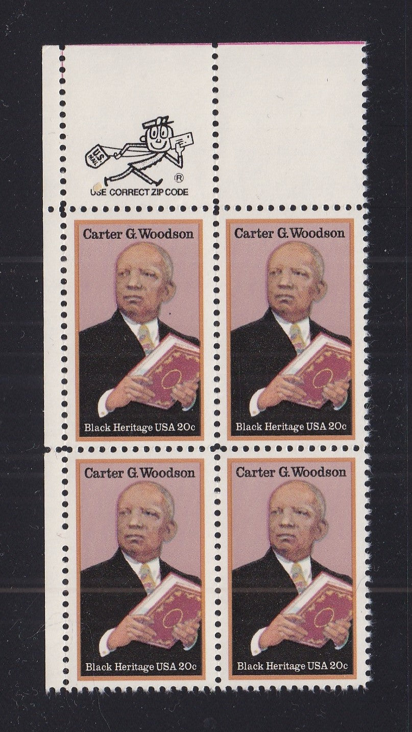 # 2073 (1984) Woodson - Mr. Zip, BK/4, UL, MNH