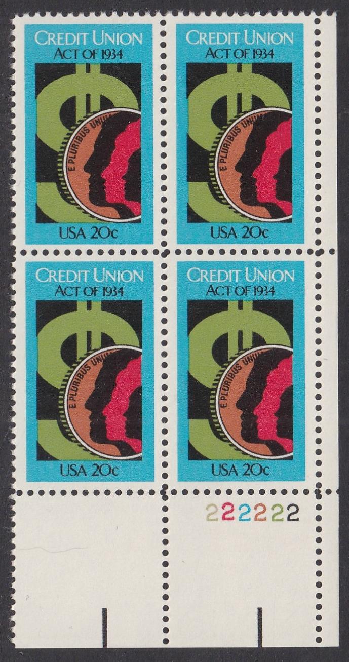 # 2075 (1984) Credit Union - PB, LR #222222, MNH