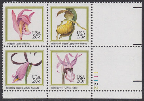 # 2076-79 (1984) Orchids - PB, LR #11122, MNH