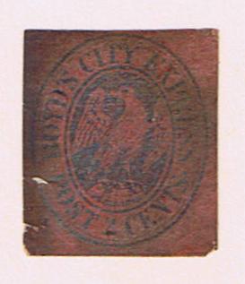 # 20L16 (1861) Boyd’s Local Post - Sgl