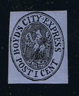 # 20L25 (1866) Boyd’s Local Post - Sgl, MNH [5]