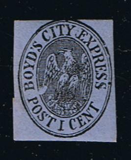 # 20L25 (1866) Boyd’s Local Post - Sgl, MNH [8]