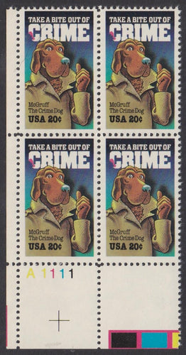 # 2102 (1984) Crime - PB, LL #A1111, MNH