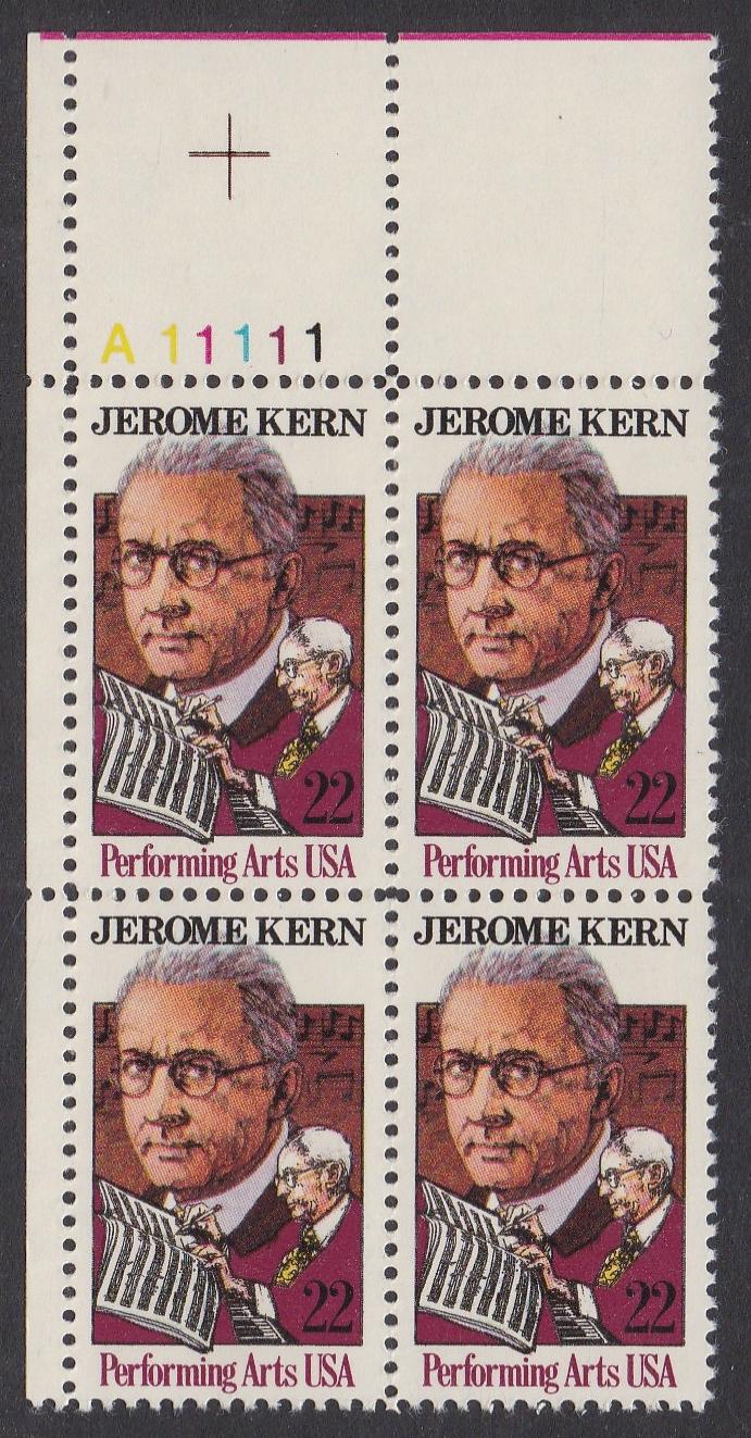 # 2110 (1985) Kern - PB, UL #A11111, MNH