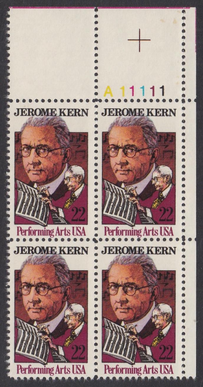 # 2110 (1985) Kern - PB, UR #A11111, MNH