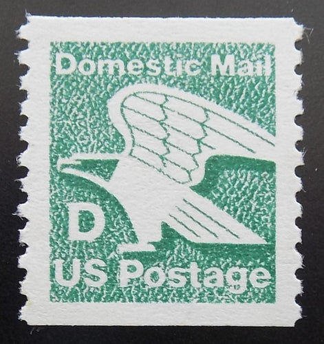 # 2112 (1985) 'D', Eagle, Fourth Transition Rate - Coil sgl, XF MNH