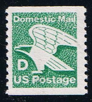 # 2112 (1985) 'D', Eagle, Fourth Transition Rate - Coil sgl, MNH