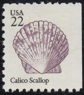 # 2120 (1985) Seashells, Calico - Bklt sgl, MNH