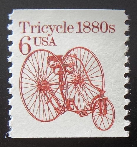 # 2126 (1985) 1880's Tricycle - Coil sgl, XF MNH