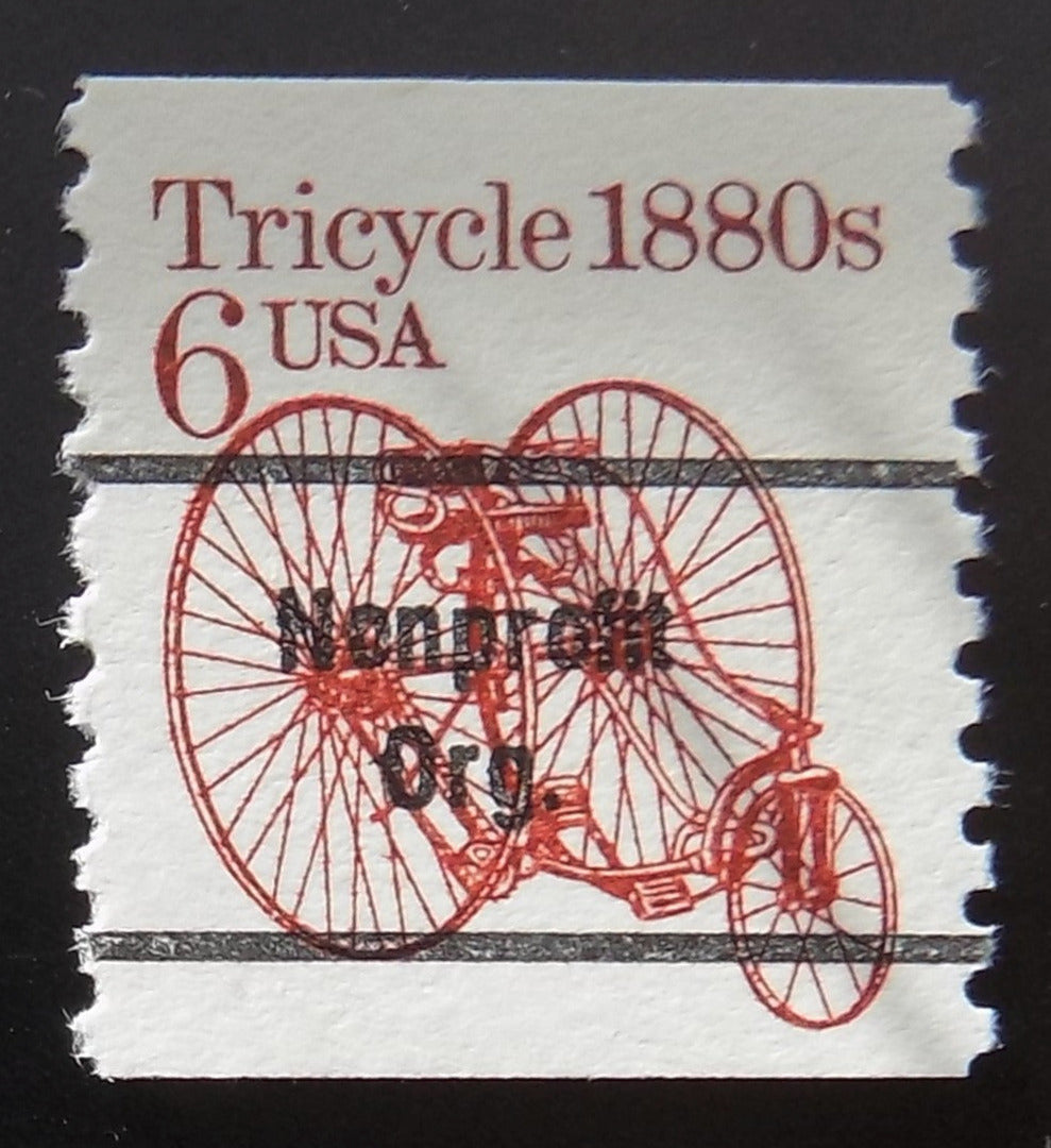 # 2126a (1985) 1880's Tricycle, Precancel - Coil sgl, XF MNH