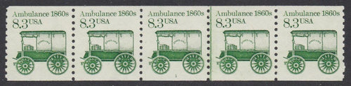 # 2128 (1985) 1860's Ambulance - PS/5, #1, FVF MNH [3]