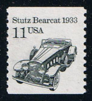 # 2131 (1985) 1933 Stutz Bearcat - Coil sgl, MNH