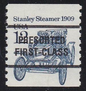 # 2132a (1985) 1909 Stanley Steamer, Precancel, Type I - Coil sgl, MNH