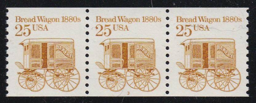 # 2136 (1986) 1880's Breadwagon - PS/3, #3, VF MNH