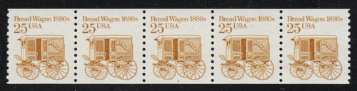# 2136 (1986) 1880's Breadwagon - PS/5, #3, XF MNH
