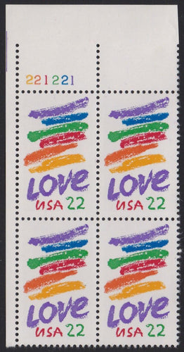 # 2143 (1985) Love - PB, UL #221221, MNH