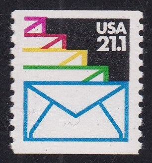 # 2150 (1985) Letters, Tagged - Coil sgl, XF MNH