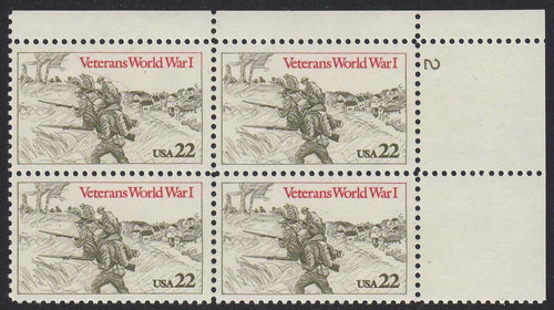 # 2154 (1985) World War I - PB, UR #2, MNH