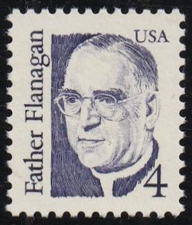 # 2171 (1986) Flanagan, Blue Violet, LB tag, DG, perf 11 - Sgl, XF MNH