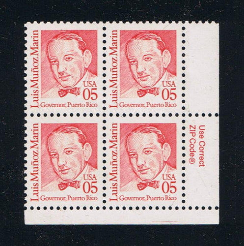 # 2173 (1990) Marin, Carmine, OA tag, DG, perf 11 - Zip BK/4, LR, MNH