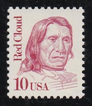 # 2175 (1987) Red Cloud, Lake, LB tag, DG, perf 11 - Sgl, XF MNH