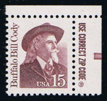 # 2177 (1988) Cody, Claret, LB tag, DG, perf 11 - Zip sgl, UR, MNH
