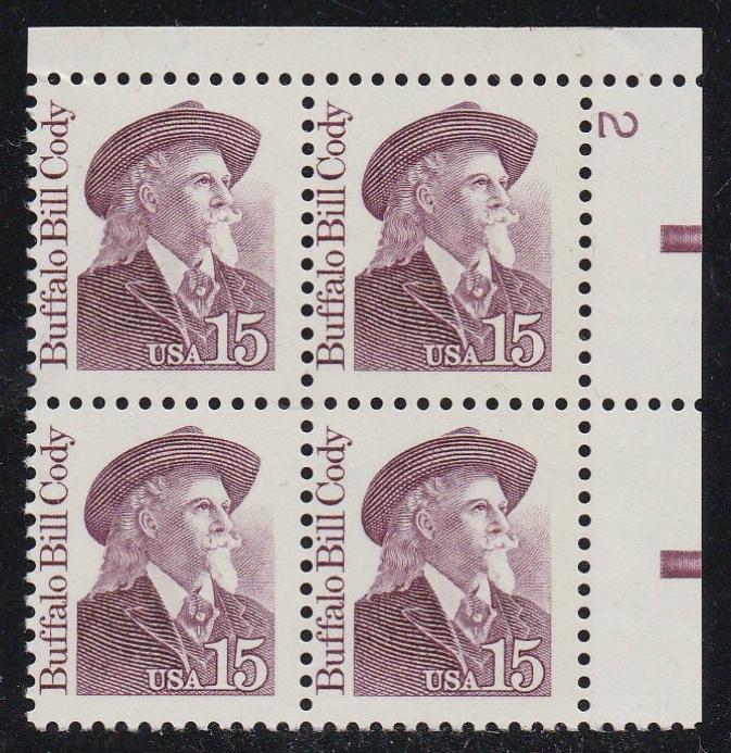 # 2177a (1990) Cody, Claret, OA tag, DG, perf 11 - PB, UR #2, FVF MNH