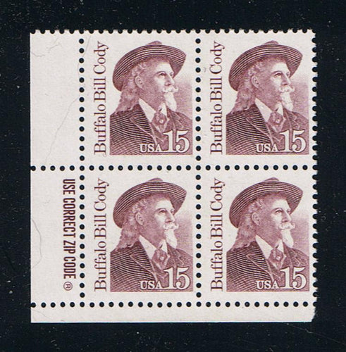 # 2177b (1990) Cody, Claret, SP tag, DG, perf 11 - Zip BK/4, LL, MNH