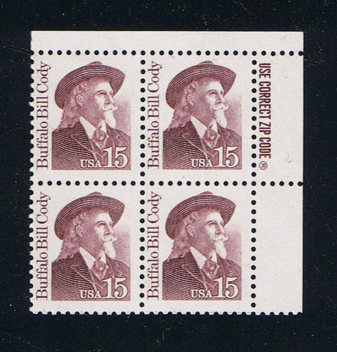 # 2177b (1990) Cody, Claret, SP tag, DG, perf 11 - Zip BK/4, UR, MNH
