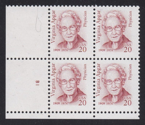 # 2179 (1994) Apgar, Red Brown, GSP tag, LGG, perf 11.2 x 11.1 - PB, LL, #B1, MNH