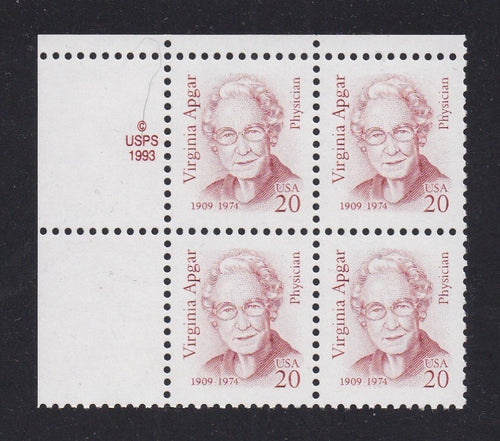 # 2179b (1994) Apgar, Bright Red Brown, GSP tag, LGG, perf 11.2 x 11.1 - Copyright BK/4, UL, MNH