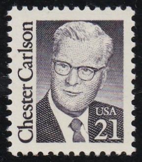 # 2180 (1988) Carlson, Blue Violet, LB tag, DG, perf 11 - Sgl, XF MNH