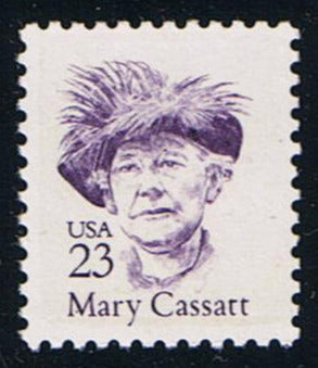 # 2181 (1988) Cassatt, Purple, LB tag, DG, perf 11 - Sgl, MNH