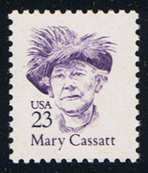 # 2181a (1988) Cassatt, Purple, OA tag, DG, perf 11 - Sgl, MNH