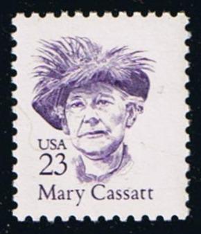 # 2181b (1988) Cassatt, Purple, SP tag, DG, perf 11 - Sgl, MNH