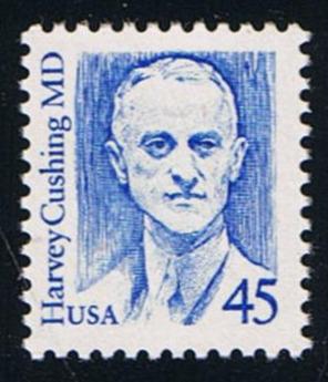 # 2188a (1990) Cushing, Lt Bright Blue, OA tag, DG, perf 11 - Sgl, MNH