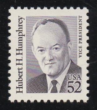 # 2189 (1991) Humphrey, Purple, SP tag, DG, perf 11 - Sgl, XF MNH