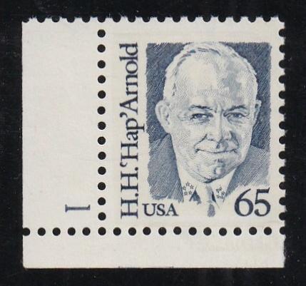 # 2191 (1988) Arnold, Dark Blue, LB tag, DG, perf 11 - Plt sgl, LL #1, MNH