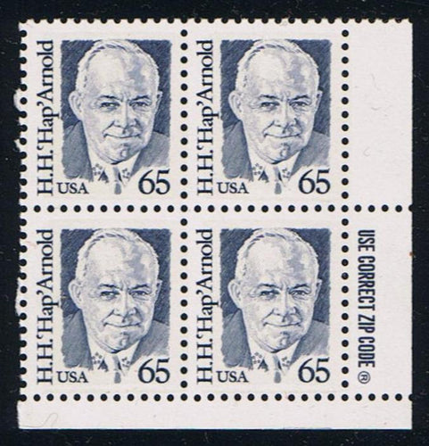 # 2191 (1988) Arnold, Dark Blue, LB tag, DG, perf 11 - Zip BK/4, LR, MNH