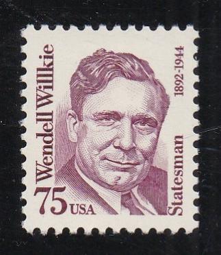 # 2192 (1992) Willkie, Deep Magenta, SP tag, DG, perf 11 - Sgl, XF MNH