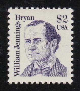 # 2195 (1986) Bryan, Bright Violet, LB tag, DG, perf 11 - Sgl, XF MNH