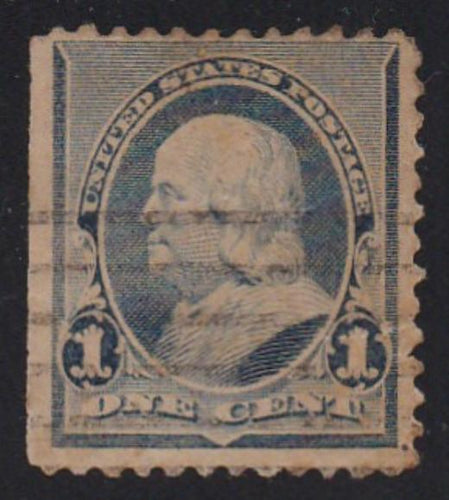 # 219 (1890) Franklin - Sgl, Used, SE [4]
