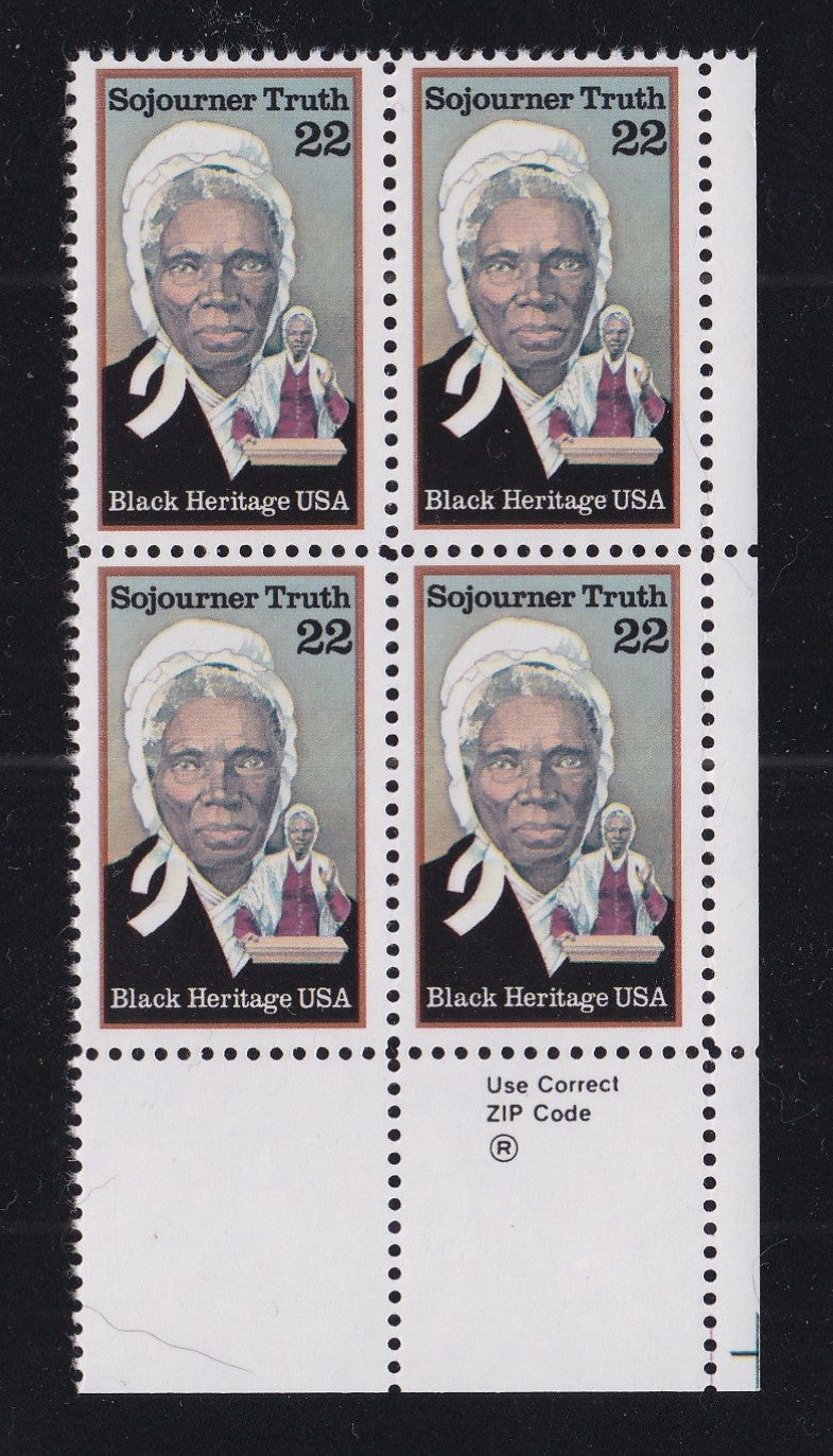 # 2203 (1986) Sojourner - Zip Code, BK/4, LR, MNH