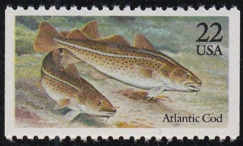 # 2206 (1986) Fish, Cod - Bklt sgl, MNH