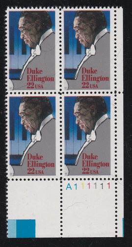 # 2211 (1986) Ellington - PB, LR A111111, MNH